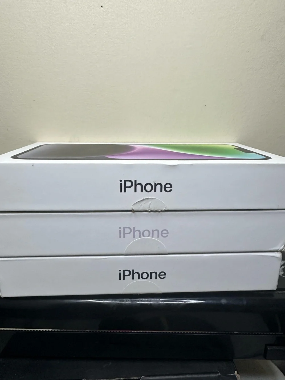 🍎Lot of 3 Apple iPhone 14 Empty Retail Boxes Only No Phones 📱